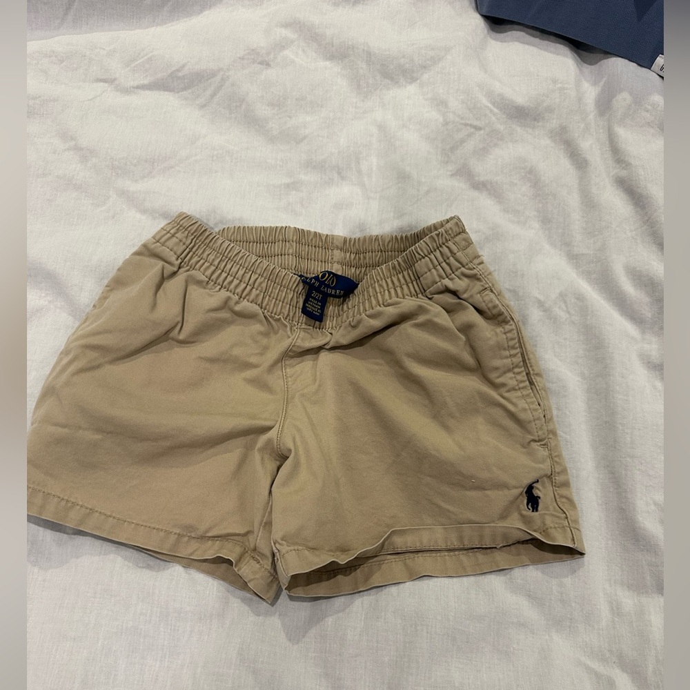 Polo by Ralph Lauren Beige Elastic Shorts